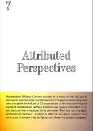 Attributed Perspectives