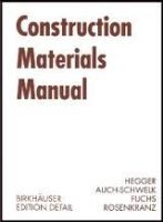 CONSTRUCTION MATERIALS MANUAL