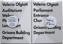 VALERIO OLGIATI    PARLIAMENT ENTRANCE CHUR / AUDITORIUM WEBER PLANTAHOF LANDQUART  - EDIÇÃO SUPER LIMITADA
